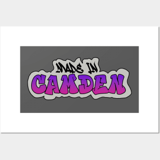 Made in Camden I Garffiti I Neon Colors I Purple Posters and Art